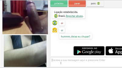 Man en vrouw genieten van vreemde masturbatie